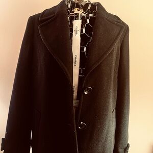 Sam & Libby Classic Black Pea Coat